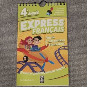 New Express Francais French Language Work Book for Grade 4